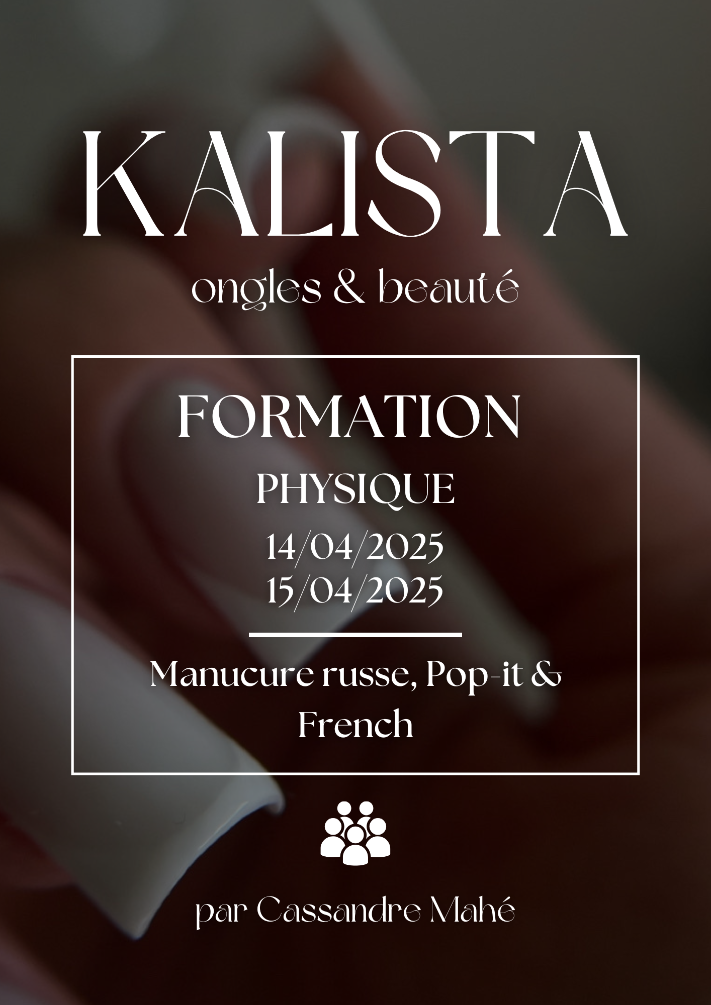 Formation pour prothésistes ongulaires - Manucure russe, Popit & French